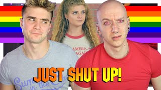 Gays React To Anti-Gay Videos From Kaitlin Bennett | Roly & Calum