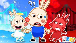 Tokki, Your Family Is Angel or Demon - Kids Stories About Tokki Family - Tokki Channel