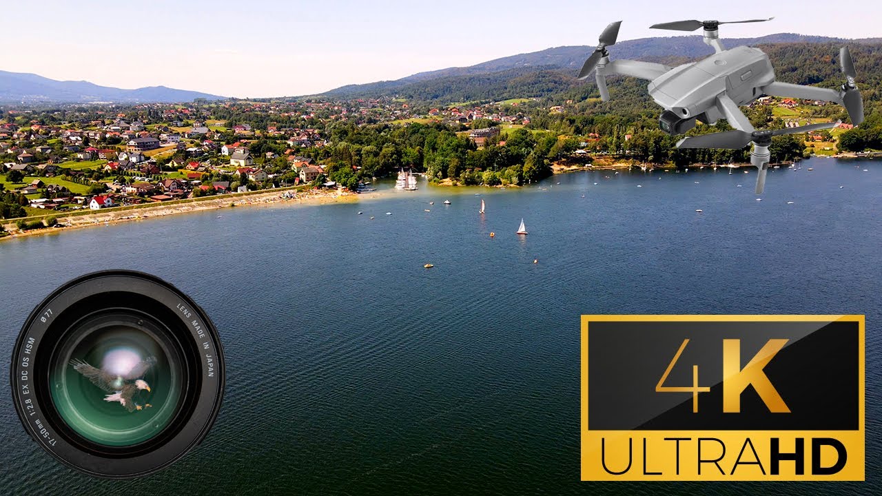 Jezioro Żywieckie [4K Polska dronem] DJI Mavic Air 2