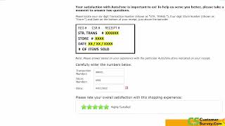 Autozone Customer Satisfaction Survey | 2023