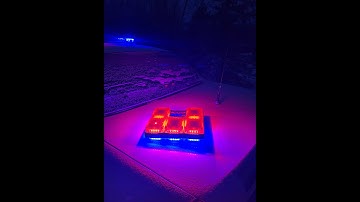 pi-lit® Sequential Safety Flares - Canadian Police Department Red/Blue Sequential Flare Snow