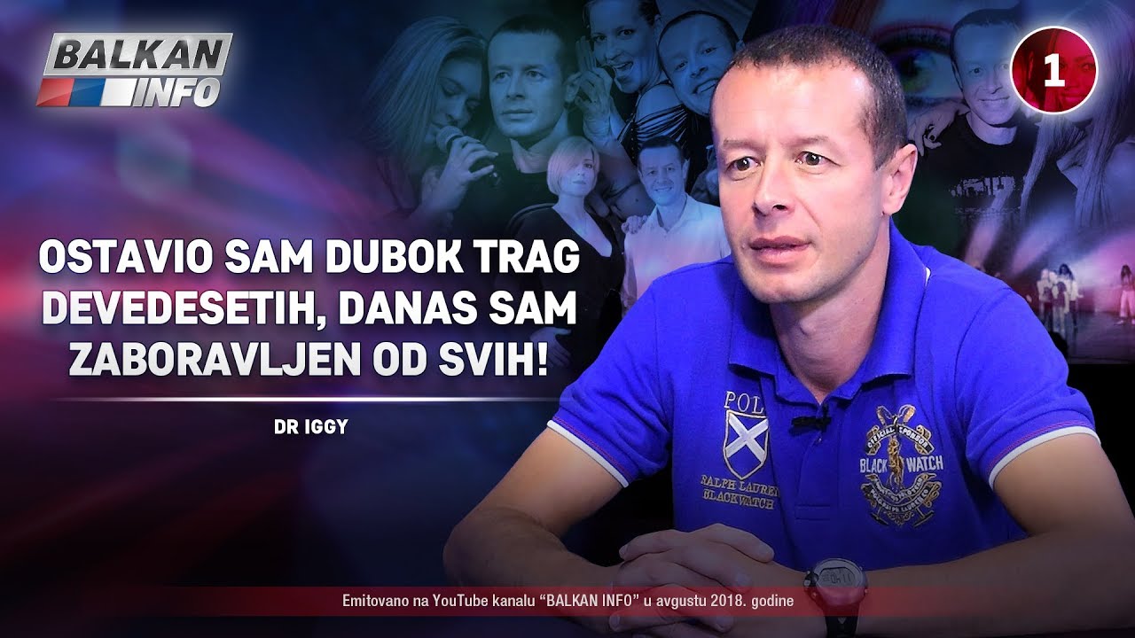 INTERVJU: Dr Iggy - Ostavio sam dubok trag devedesetih, danas sam zaboravljen od svih! (20.8.2018)