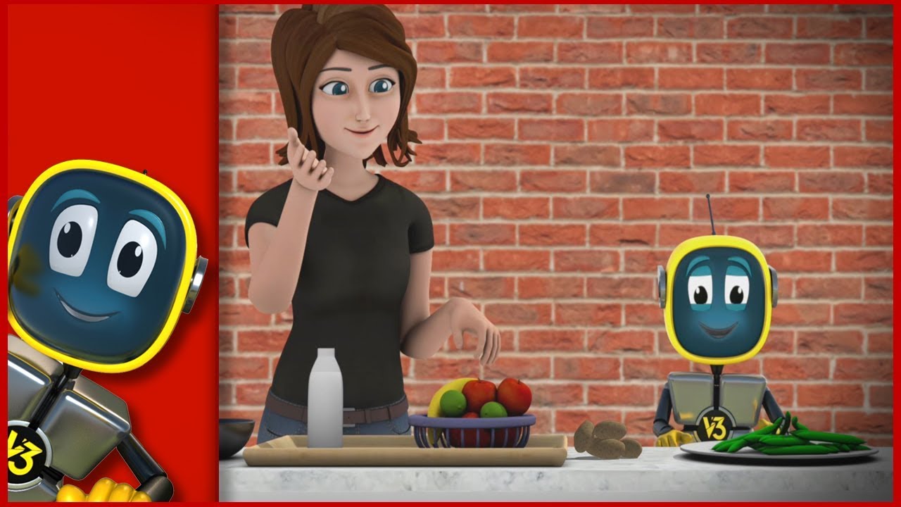 V3 The RoboGenie, Fun video for kids | Funny story based cartoon videos for children | Kids channel - YouTube