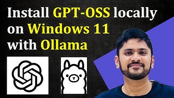 How to install GPT-OSS locally on Windows 11 with Ollama | Setup on your computer | Amit Thinks