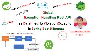 Global Exception Handling in Spring Boot (P18) Custom Exception Handling in REST API Duplicate Check