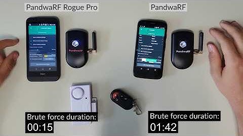 PandwaRF vs PandwaRF Rogue: Brute Force Attack