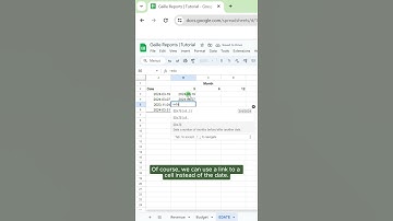 How to Add Months to Date in Google Sheets? EDATE() formula #googlesheets #edate #spreadsheets