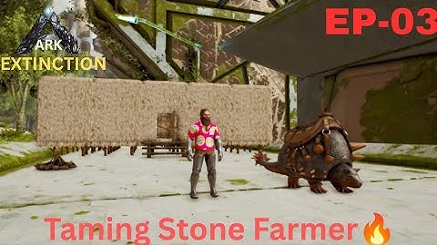 #03 How To Tame Doedicurus | Ark Mobile Extinction |