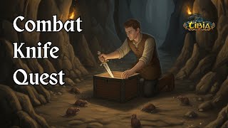 Exploração Tibiana - 0004 - Quest Rookgaard - Combat Knife Quest - Tibia 🎮