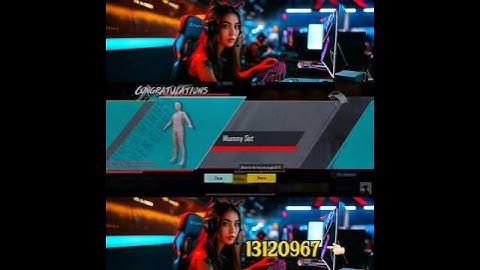 13120967 😱FREE Mummy Set Unlock in PUBG Mobile! #mumysuit #pubgglobal #wowmaps