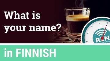 How to say "my name is..." and ask "what is your name?" in Finnish - One Minute Finnish Lesson 6