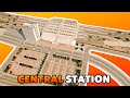 Building a Central Station (Huge Transport Hub) in Cities: Skylines | Vanilla Assets