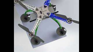 Drone with delibot Docking sequence