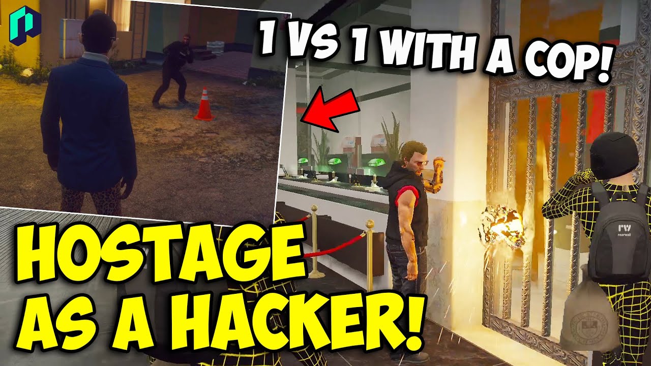 xQc Offers A JOB To A HOSTAGE, Hilarious Bank Heist! (Multiple POVs) | GTA RP NoPixel