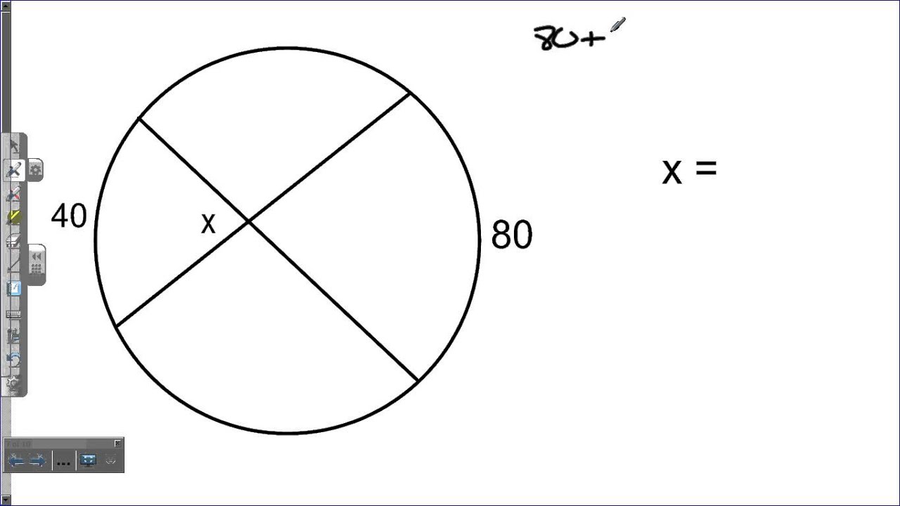 Interior And Exterior Angles In Circles