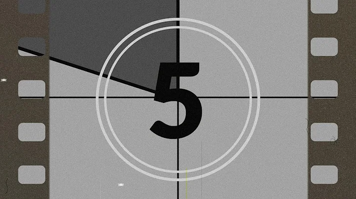 Copyright Free Old Film Countdown | 5 Seconds