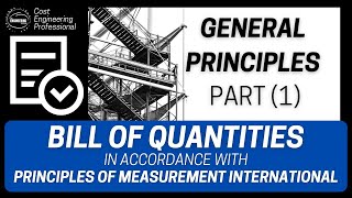 POMI Explained | Bill of Quantities General Principles Part (1)