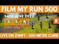 Treadmill at 12% INCLINE! | Film My Run 500 | Zwift Run Channel