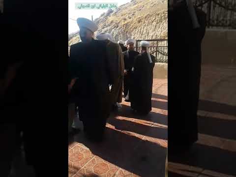 زیارة الشيخ رافع الرفاعي مفتي العراق والشيخ عبيد شيخ الطريقة القادرية في السودان الى التكية