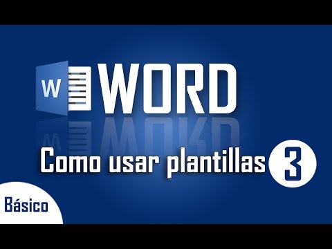 Video: ¿Para qué se utiliza una plantilla de Word?