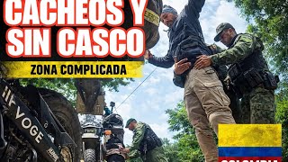 👉 “Antes de entrar a la zona complicada… el ejército nos detuvo”