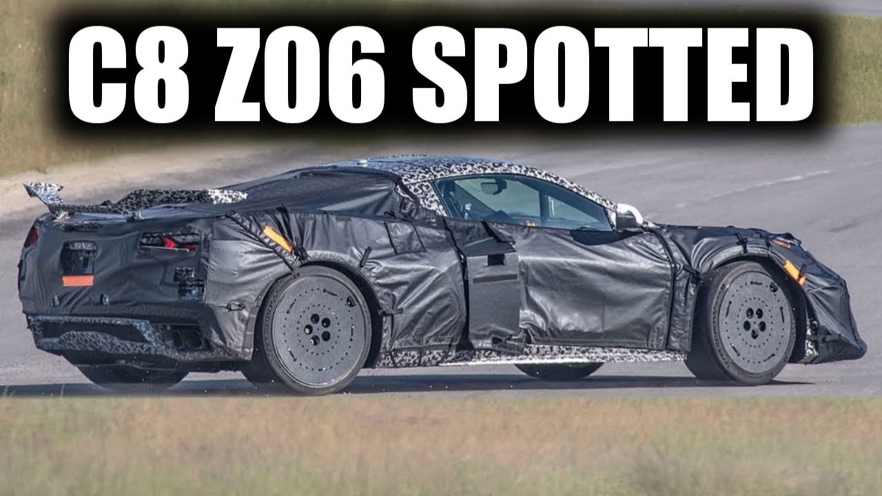 22 C8 Z06 Corvette Spotted And Spied Testing Acceleration And Exhaust Sound Youtube