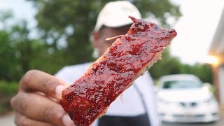 St. Louis Style Apple Cherry Habanero Ribs