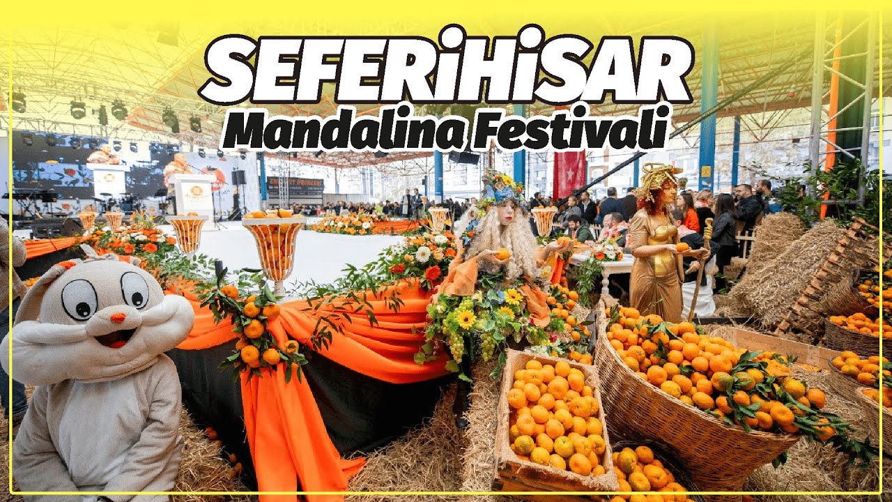 SEFERİHİSAR MANDALİNA FESTİVALİNİ SİZİN İÇİN GEZDİM [ VLOG-4K ] #seferihisar