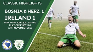 CLASSIC HIGHLIGHTS | Bosnia & Herzegovina 1-1 Ireland - UEFA Euro 2016 Qualifying Play-Off First Leg