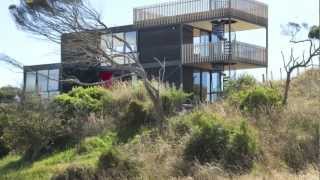 Famous Beach house 'the box' features high end affordable architecture through a new modular housing system Net Worth