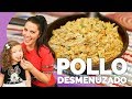 Pollo desmenuzado guisado  pollo desmechado  jacquie marquez