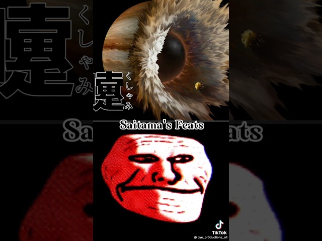 SAITAMA VS DRAGON BALL #saitama #meme #dbz #dragonball #goku #vs #onepunchman #ytshorts #fyp #fypシ class=