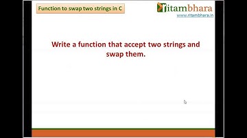 Swaping two strings in C/C++ language