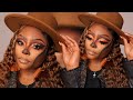 Halloween Makeup Transformation: Glam Scarecrow | Ariel Black