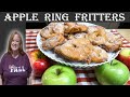 APPLE RING FRITTERS RECIPE | It's Fall Y'all | Bake with Me Easy Apple Dessert