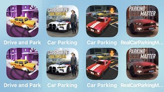 Drive and Park, Car Parking, Real Car Parking and More Car Parking Games iPad Gameplay