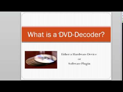 Video: Was Ist Ein DVD-Decoder?