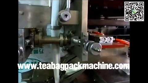 Semi-automatic Double Chamber Tea Bag Packaging Machine with Sting & Tag