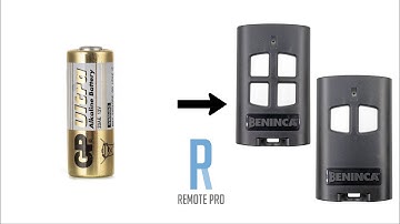 How to change/swap Battery for a Beninca TO.GO-A 2 & 4 Button Genuine Remote