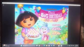 Dora’s Big Birthday Adventure DVD Menu Walkthrough 🎊
