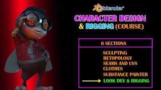 Blender Rigging and look Dev (part22)