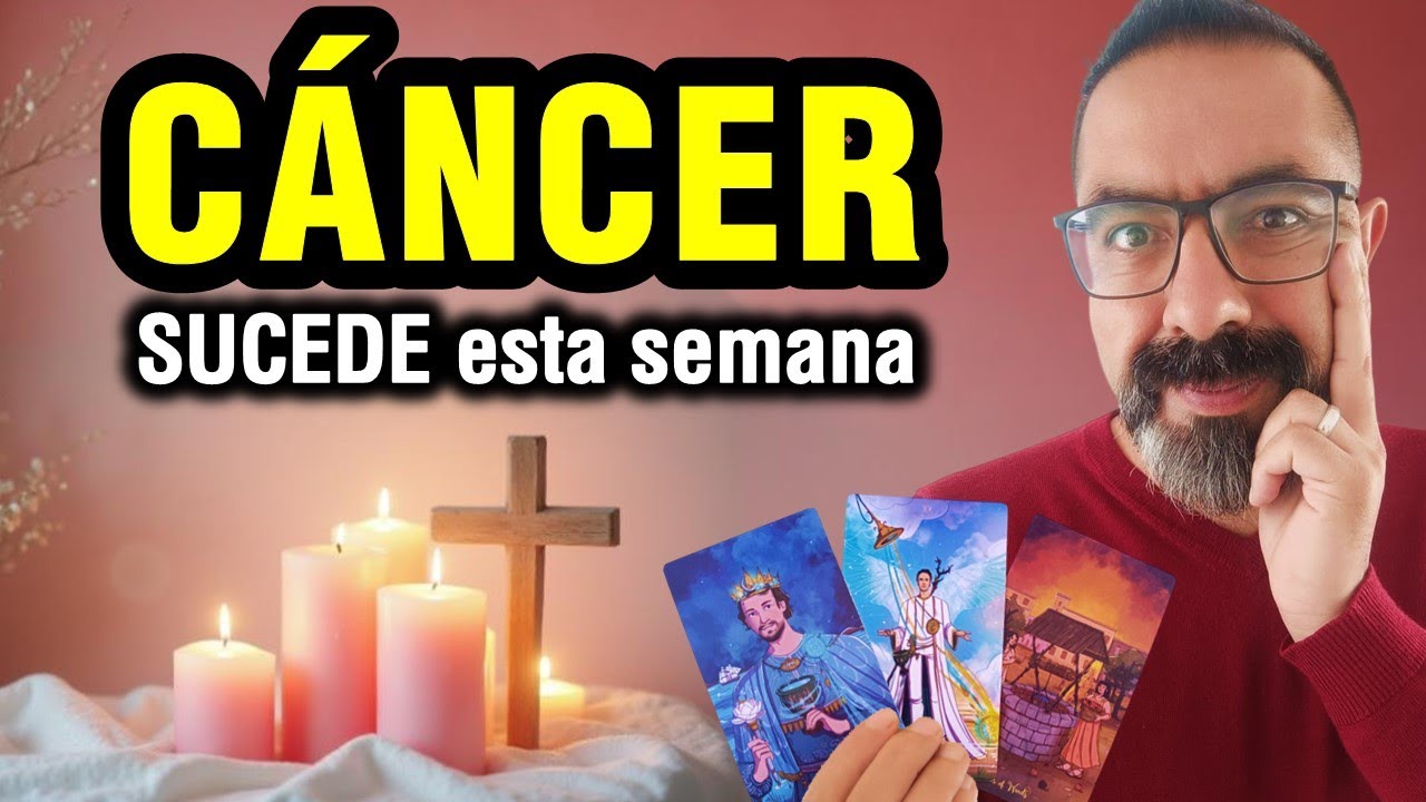 Cáncer ♋️ MILAGRO inminente 🙏🌈 Esto lo CAMBIA todo 🔮 TAROT hoy - YouTube