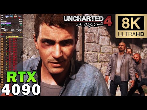 UNCHARTED 4: A Thief‘s End in 8K | RTX 4090 | Ultra Graphics | Legacy of Thieves Collection