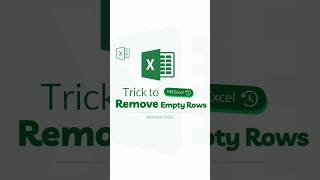 Trick To Remove Empty Rows In Excel