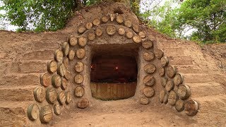 Building Cave House Underground Wood Decoration By Ancient Skills