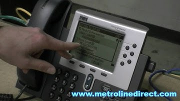 Cisco - How to check protocol loaded on a Cisco 7960 IP phone