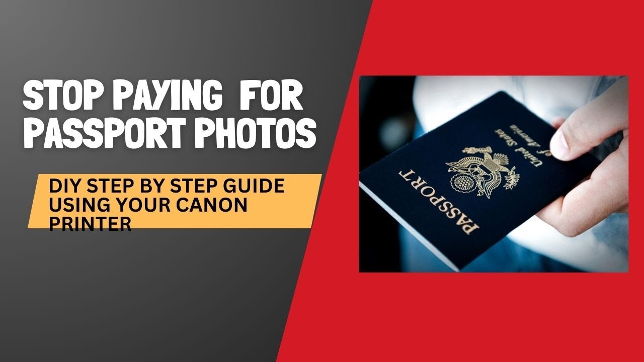 Step by step guide DIY passport photo printing.    Savings of $18 per person.   Step by Step guide.