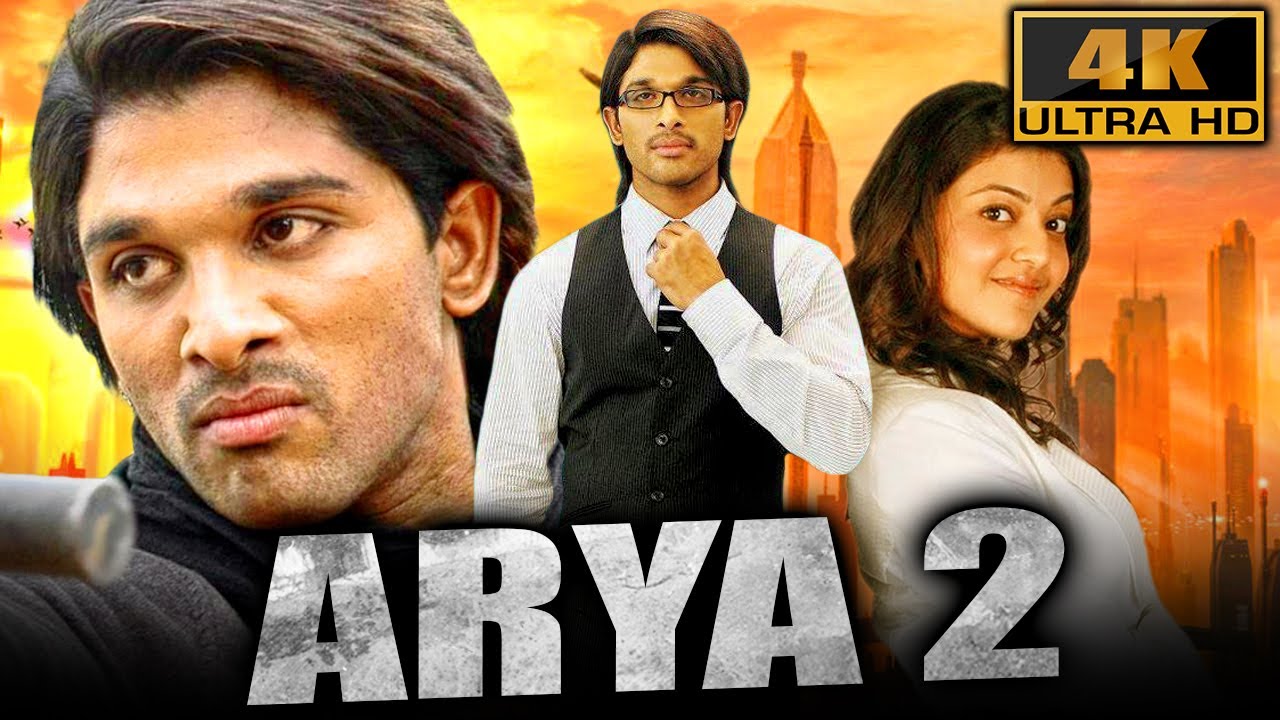 Arya 2 4K   Allu Arjun Blockbuster Romantic Action Film  Kajal Aggarwal Navdeep Brahmanandam