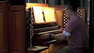 Video thumbnail of "Órgão da Catedral de Lille - Ensaio"