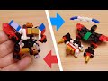 LEGO brick combiner mech MOC - Super Aslan Ver. 2 (similar to GaoGaiGar) #LEGO #レゴ合体ロボ #레고합체로봇